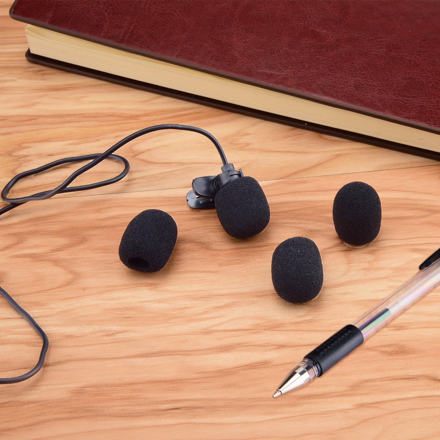 Sunmns Mini Small Size Lapel Headset Microphone Windscreen Foam Cover - view 2