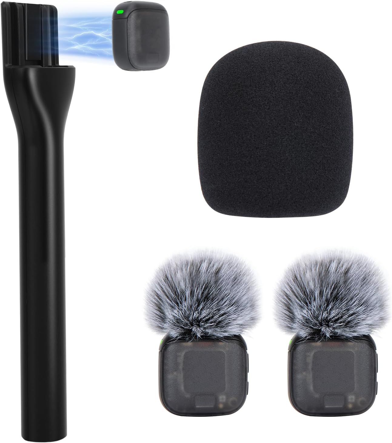 SUNMON Wireless Microphone Magnetic Holder Compatible with DJI Mic 3 (Mini/1/2)